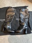 Celine Womens Knee High Boots Excellent Condition Size 385