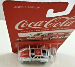 Coca Cola White W/Red Trim Race Car #12 Hartoy 1967 New In Blister - Picture 1 of 5