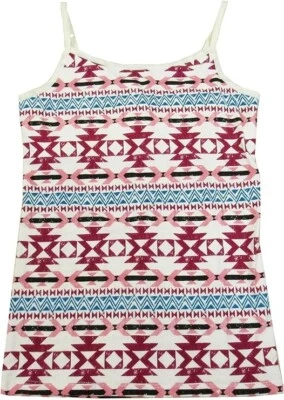 Epic Threads Girls' Diamond Tribal-Print Camisole Ivory  XL 64-64" 100-110lbs - Image 1 of 4