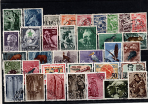 YUGOSLAVIA LOT OF USED STAMPS 1953-1956-HIGH CV