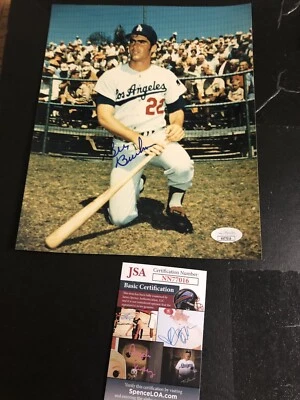 Фотография с автографом Билла Бакнера 8x10 сертифицированная JSA подписанная  - Изображение 1 из 4