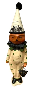 Bethany Lowe Jack O Lantern Man Vintage Halloween Paper Mache - Picture 1 of 7
