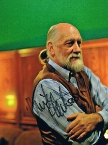 Mick Fleetwood 1947- genuine autograph 6x8" photo signed In Person Fleetwood Mac - Picture 1 of 1