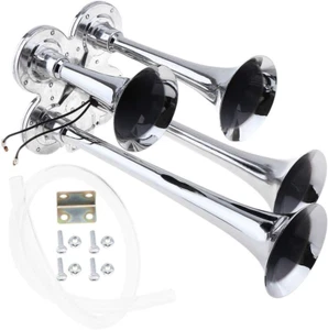 12V / 24V 150Db Super Loud Four Trumpet Air Horn for Car Vehicle Truck Train Boa - Picture 1 of 9