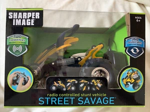 SHARPER IMAGE~STREET SAVAGE~Radio Controlled Stunt vehicle~Yellow/Black~ NIB - Picture 1 of 7