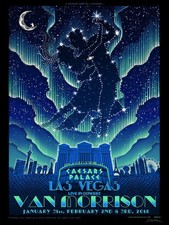 Van Morrison “Moondance” Screenprint Poster by Emek 2018, S/N'd