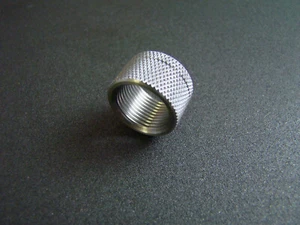 Thread protector Stainless Steel Knurl pattern .400 long Made in the USA - Picture 1 of 1