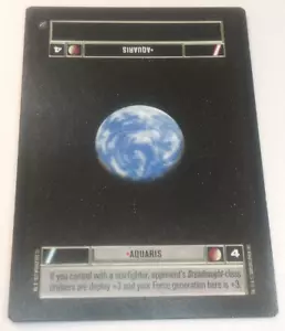 Star Wars 2000 juego de cartas personalizable: Death II Limited Aquaris - Imagen 1 de 4