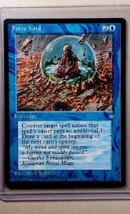 1995 MTG Magic the Gathering Ice Age Soul Force Void Vintage Uncommon WOTC - Picture 1 of 3