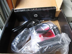 HP 2005pr 4 Port USB 2.0 Port Replicator HDMI Ethernet VGA - NEW OPEN BOX - Afbeelding 1 van 3