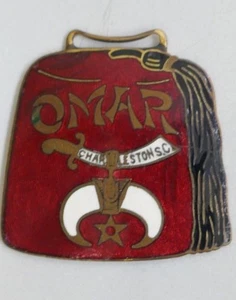 Early Enameled Shriner Watch Fob - Picture 1 of 1