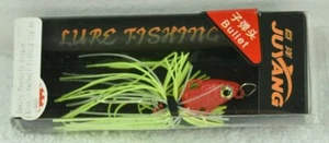 Bullet Style Angelköder Jig mit Chartreuse Rock / 10g - Bild 1 von 7