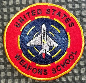 USN United States Weapons School Patch Iron-On Used B442 - Picture 1 of 2