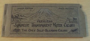 DE COLECCIÓN 1909 ORIGINAL Peerless 'ACUARELAS JAPONESAS'~Para Tintar FOTOS~(JR) - Imagen 1 de 12