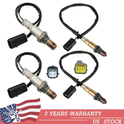 Juego de 4 sensores de oxígeno aguas arriba y aguas abajo para INFINITI M56 Q70 QX56 QX80 5,6 L Foto 1 de 4