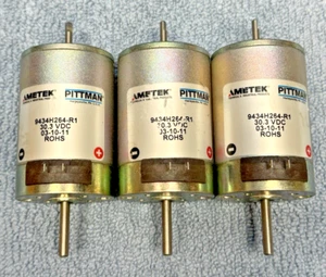 3 AMETEK PITTMAN...30.3VDC...Dual Shaft Gearmotor...9434H264-R1...2700RPM@12VDC - Picture 1 of 4