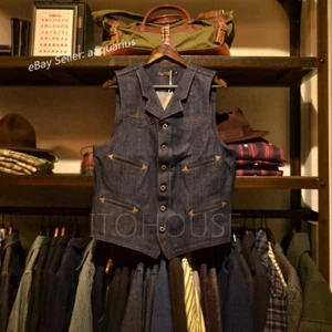 ITOHOUSE Western Cowboy Vest 12.7OZ - Picture 1 of 13