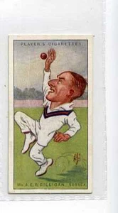 (Jc1111-100) PLAYERS,CRICKETERS,CARICATURES,MR.A.E.R.GILLIGAN,1926#10 - Picture 1 of 2