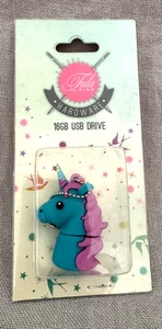 Tula Pink Hardware New 16GB USB Stick Drive Unicorn packet-sized - Picture 1 of 9