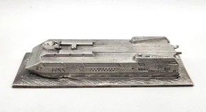 Stena Line HSS Metall Fähre Replik Skulptur Briefbeschwerer Schiff - Bild 1 von 7