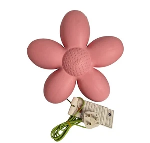 IKEA Smila Blomma Rosa Flor Lámpara de Pared Dormitorio Infantil Lámpara de Guardería Funcionando - Imagen 1 de 4