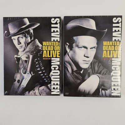 Wanted: Dead or Alive: Complete Season 1 & 2 ( DVD Set, 1958) Steve McQueen New - Image 1 of 4