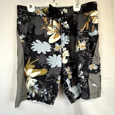 Tommy Bahama RELAX Bañador Hombre Grande Negro Gris Azul Estampado Foto 1 de 4