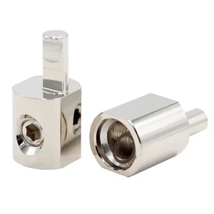 Pair ILL Car Gauge Adapter Input Reducer For oversized 1/0 AWG car audio wires - Picture 1 of 9