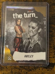 Bayley 2025 Topps Finest WWE The Turn Gold Refractor /50 #TT-BY - Bild 1 von 3