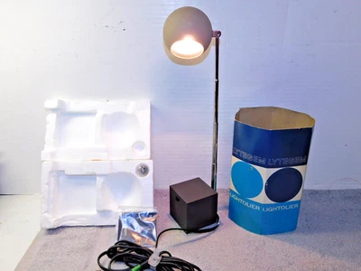 复古 Lightolier x Michael Lax MCM Mid Century Modern Lytegem 眼球台灯 — 第 1/4 张图片