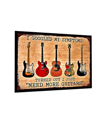 Letrero adhesivo musical Need more guitarras". Siempre necesito más guitarras. 4 tallas Foto 1 de 4