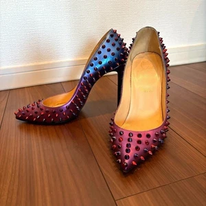 Christian Louboutin Pumps Heel Spike Size EU 38 US 7 Women Pink - Picture 1 of 7