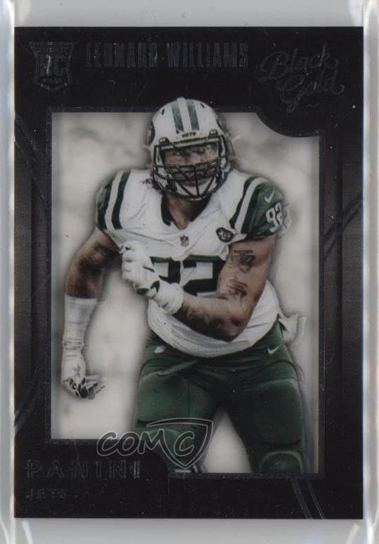 2015 Panini Black Gold White Gold /99 Leonard Williams #79 Rookie RC - Image 1 of 2