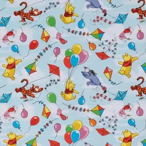 Winnie The Pooh & Friends Ballooms  fabric, FQ 18 X 22 " FREE SHIPPING - Picture 1 of 1