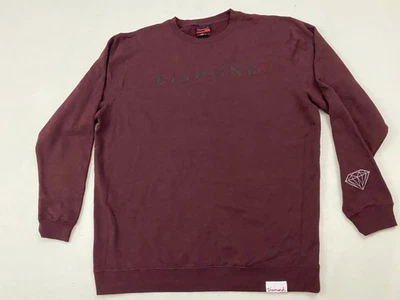 Moletom pulôver gráfico vermelho Diamond Supply Co. tamanho 2XL - Imagem 1 de 4