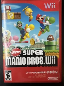 Super Mario Bros. (Wii, 2009) - CIB w/ Manual & Insert- Tested & Working - Picture 1 of 6