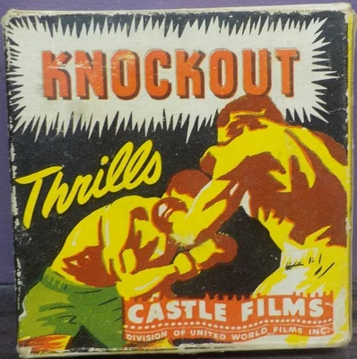 1940' s Knockout Thrills by Castle Films #341 Boxing 8mm movie - Image 1 of 4
