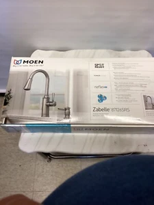 Moen Zabelle Wasserhahn 87126SRS Pulldown Küchenarmatur Neu in OVP - Bild 1 von 5