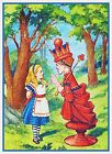 Tenniel's The Red Queen Alice in Wonderland Policzony wzór wykresu haftu krzyżowego