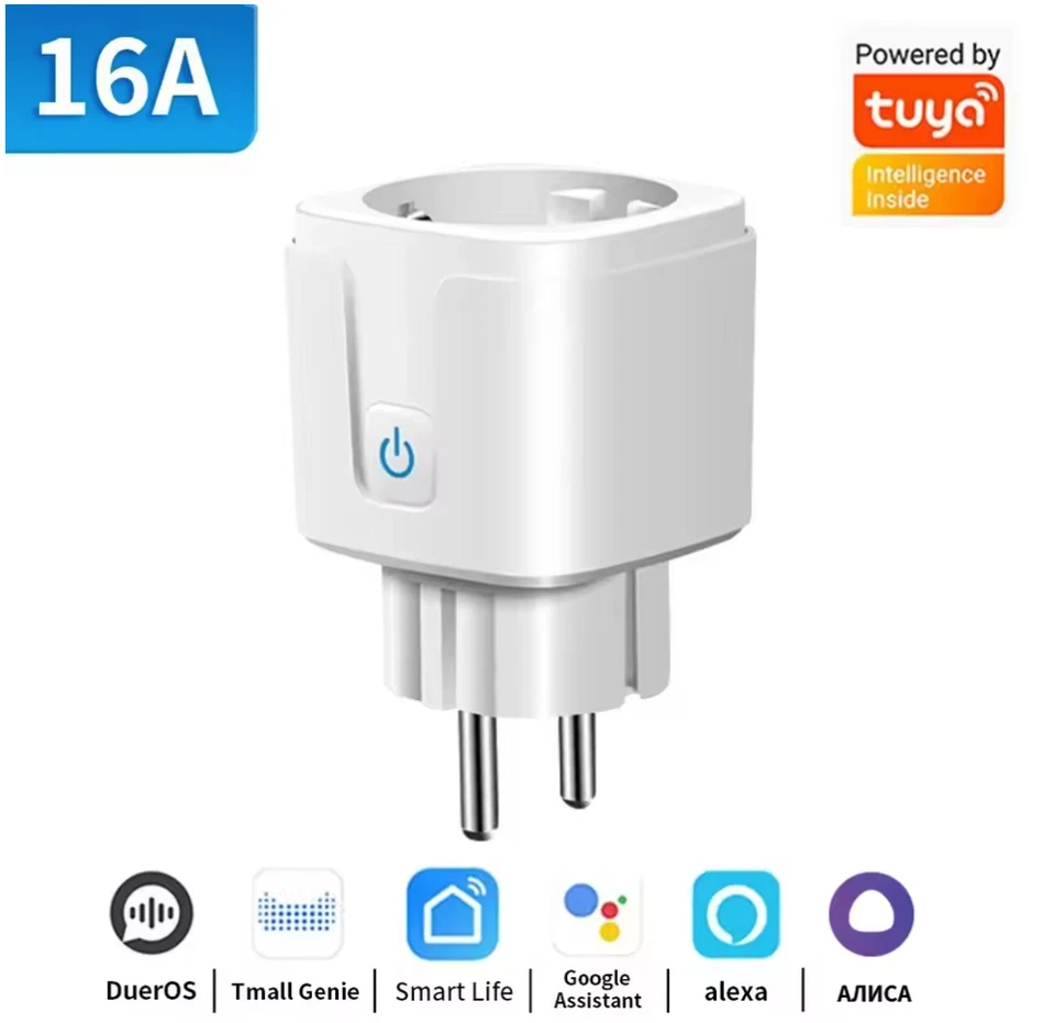 ✅ Presa intelligente Tuya 16A Wifi Smart Plug ALEXA GOOGLE HOME - SMART PLUG ✅ - Immagine 1 di 4