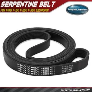 99.08 inch Serpentine Belt for Ford F-150 F-250 F-350 Excursion E-150 Econoline - Picture 1 of 8