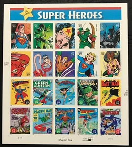 2006 Scott #4084 - 39¢ - DC COMIC BOOK SUPERHEROES - Sheet of 20 - MNH - Picture 1 of 1