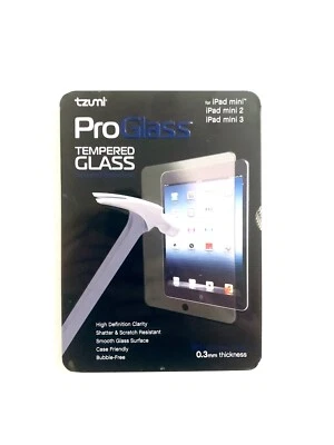 Tzumi Tempered Glass Screen Protection Pro Glass for Ipad Mini 1, 2, or 3 NIP - Image 1 of 2