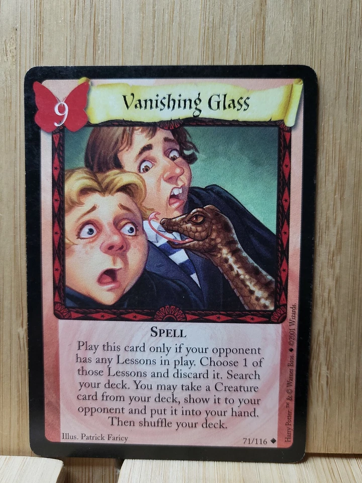 HARRY POTTER TCG🏆2001 #71/116 "Vanishing Glass" Trading Card🏆 - Image 1 of 1
