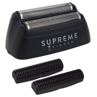 Supreme Trimmer Replacement Foil & Cutter for Crunch STF602 | SB63 Black/Silver - Image 1 of 4