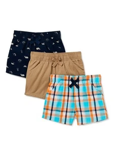 Garanimals Baby Boys' Woven Shorts, 3-Pack, Assorted, 6-9 Months - Bild 1 von 2