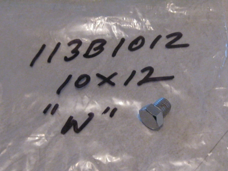 KAWASAKI W1/W1SS/W2 FRONT FORK BOLT 10 X 12  NOS! - Image 1 of 1