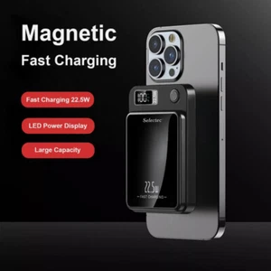 Selectec Mag/netische Wireless Powerbank 10000mAh 22,5W PD für iPhone 15/14/13 - Zdjęcie 1 z 22