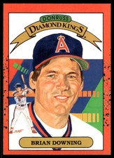 1990 Donruss Super Diamond Kings Brian Downing California Angels #10