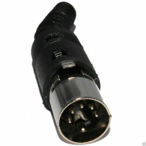 5 Pin Din Male Soldering End Terminal & Strain Relief for MIDI Cables [006282] - Afbeelding 1 van 2